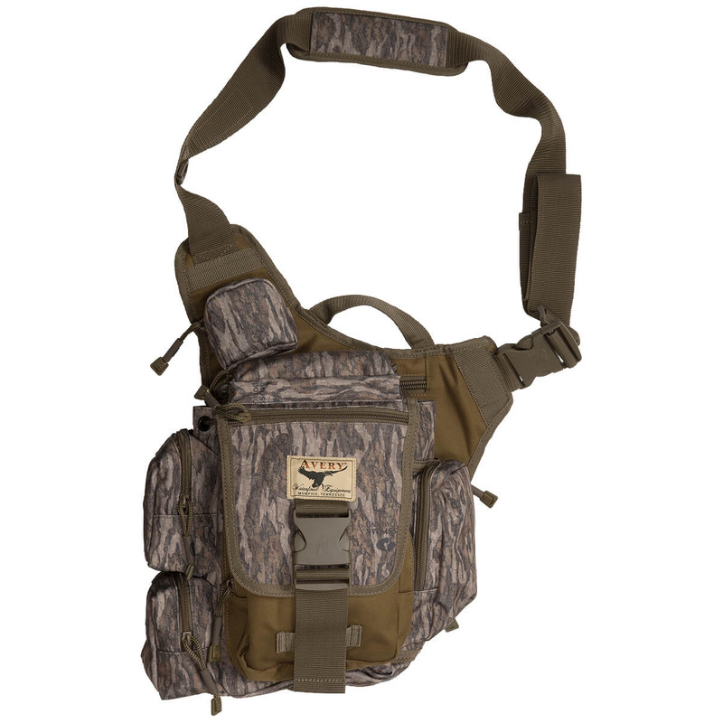 Avery Messenger Hunting Bag in Mossy Oak Bottomland Color